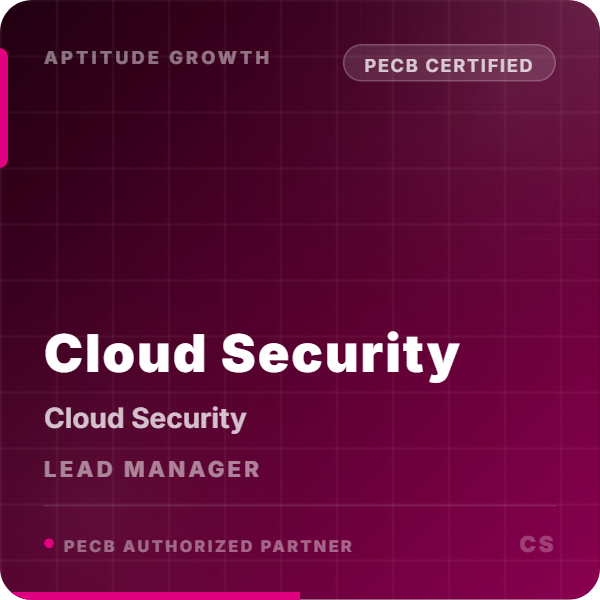 PECB Certified Lead Cloud Security Manager